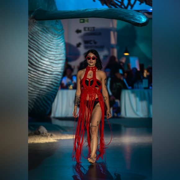 Handmade Macramé Dress Corset - Picture 17 of 17